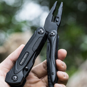 ROXON Compact Folding Multitool — Knife/Pliers with Fire Starter