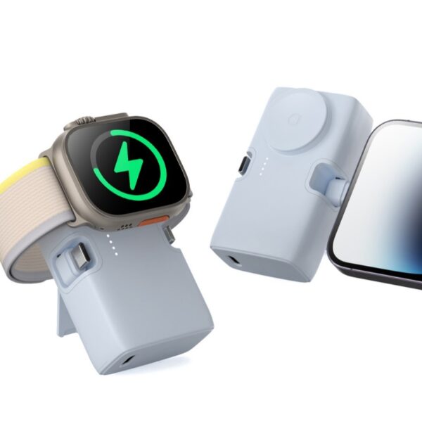 GeePower™ Compact 5000mAh Snap-On Power Bank — Wireless/Plug-In