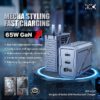 Wekome CoreCharge™ 65W Fast Phone/PC Charger — 2×USB-C + USB-A