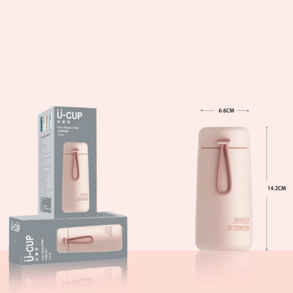 U-Cup PocketBrew™ Compact 270ml Coffee Flask — 304 Stainless Mini Bottle