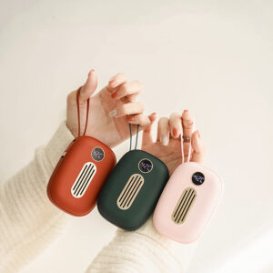 RetroHeat™ Compact Hand Warmer & Power Bank — 10,000 mAh, USB, Digital Display