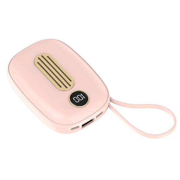 RetroHeat™ Compact Hand Warmer & Power Bank — 10,000 mAh, USB, Digital Display