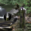 TrailSpark™ Compact Rechargeable Headlamp & Lighter — Compass-Head, Waterproof Tube