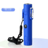 TrailSpark™ Compact Rechargeable Headlamp & Lighter — Compass-Head, Waterproof Tube
