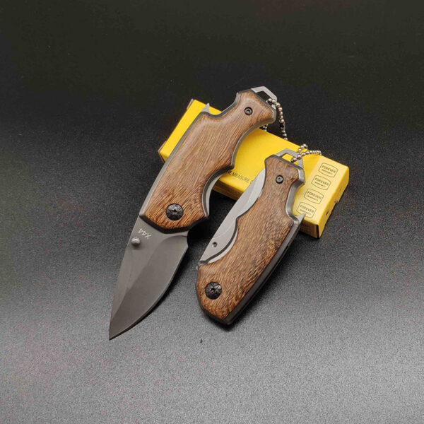 Oxford Pocket™ Compact Folding Knife — Stainless Steel Blade, Wenge Wood Handle (143 mm)