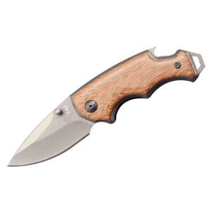 Oxford Pocket™ Compact Folding Knife — Stainless Steel Blade, Wenge Wood Handle (143 mm)