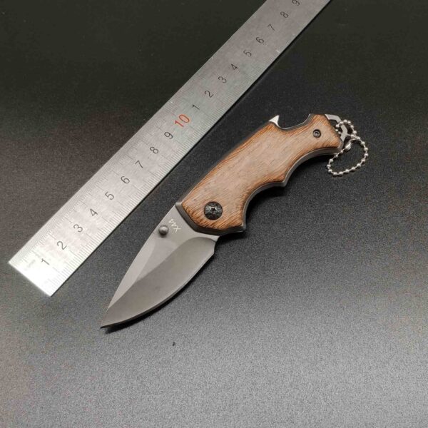 Oxford Pocket™ Compact Folding Knife — Stainless Steel Blade, Wenge Wood Handle (143 mm)