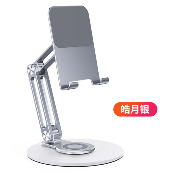 SpinDock™ Mini — Compact 360° Rotating Phone/Tablet Stand (Metal + Silicone)
