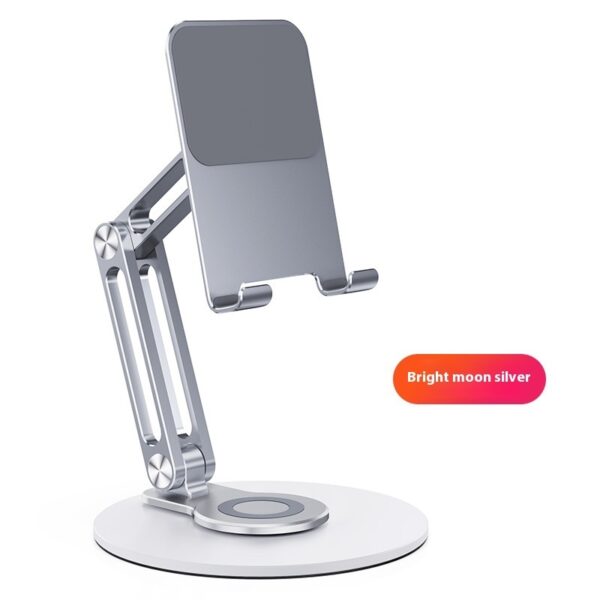 SpinDock™ Mini — Compact 360° Rotating Phone/Tablet Stand (Metal + Silicone)