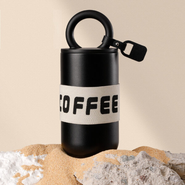 CafeLoop™ Compact 460ml Insulated Coffee Bottle — 304 Stainless, 6–12h
