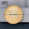 LunaRest™ Foldable Round Bamboo Sofa Tray with Legs — Couchside Mini Table