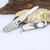 TrailBite™ 4-in-1 Multifunction Folding Detachable Cutlery — Knife • Fork • Spoon • Can Opener
