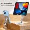 SpinDock™ Mini — Compact 360° Rotating Phone/Tablet Stand (Metal + Silicone)