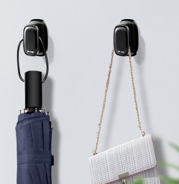 Ben Jack Compact Car Invisible Hook — 3M Adhesive Multi-Function Holder (4-Pieces)