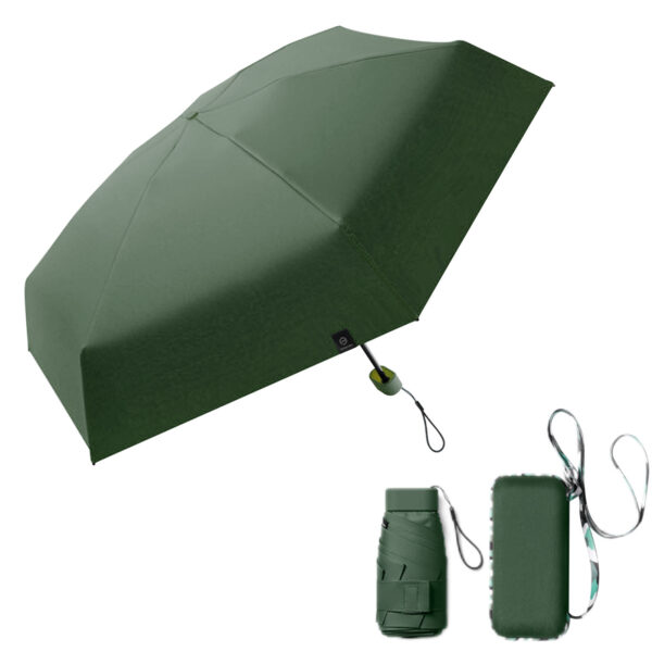 MiniShade™ Women Pocket UV Umbrella — Ultra-Compact, Foldable (with Card Holder Case)