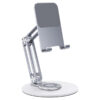 SpinDock™ Mini — Compact 360° Rotating Phone/Tablet Stand (Metal + Silicone)