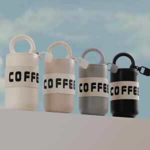 CafeLoop™ Compact 460ml Insulated Coffee Bottle — 304 Stainless, 6–12h